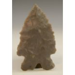 Antiquities - Stone Age, a rare North American "Le Croy" flint point of Indiana hornstone, 4.