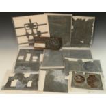 Advertising - a collection of 20th century lead printing plates and/or blocks, including Burgow Tea,