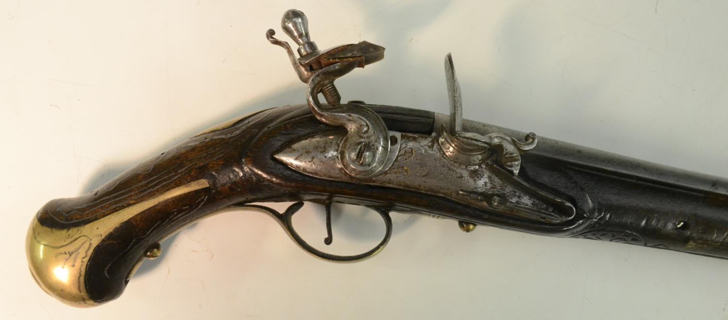 An Indo-Persian flintlock pistol, 37. - Image 3 of 4