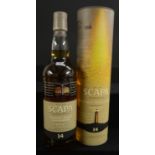 Scapa Single Malt Scotch Whisky, Aged 14 Years, 40%, 70cl, labels good, seal intact, level at neck,