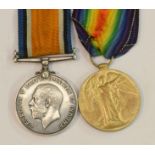 Medals, World War I, a pair, British War and Victory, named to 178237 Dvr G Holton, Royal Artillery,