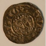 Coin, GB, Medieval, John, 1199-1216, Short Cross coinage, hammered silver penny, Ipswich mint, 21mm,