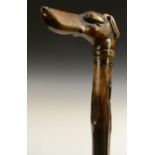 A 19th century gentleman's novelty walking stick,