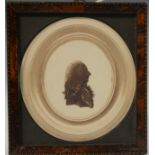 After the English School, a portrait miniature print, of a gentleman, bust length, 11.