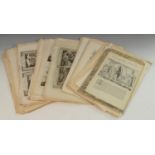 An interesting collection of 18th century and later engravings, various, Old Master subjects,