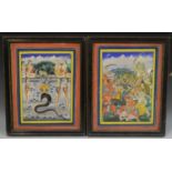 Indian School (19th century) Assembled Deities watercolour and gouache, 30cm x 23.