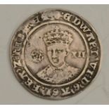 Coin, GB, Tudor, Edward VI: Third Period, Fine Silver Issue, (1551-3), hammered shilling,