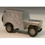 A Koblenz novelty cigarette lighter, as a Jeep, 7.