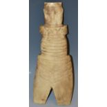 An Egyptian Coptic bone doll, 19.