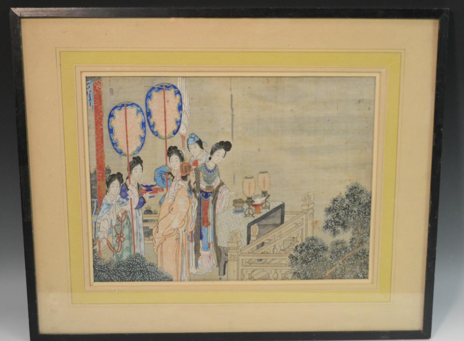Chinese School (19th century) Tending the Censer, - Image 2 of 2
