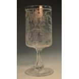 A 19th century Continental glass, probably German,