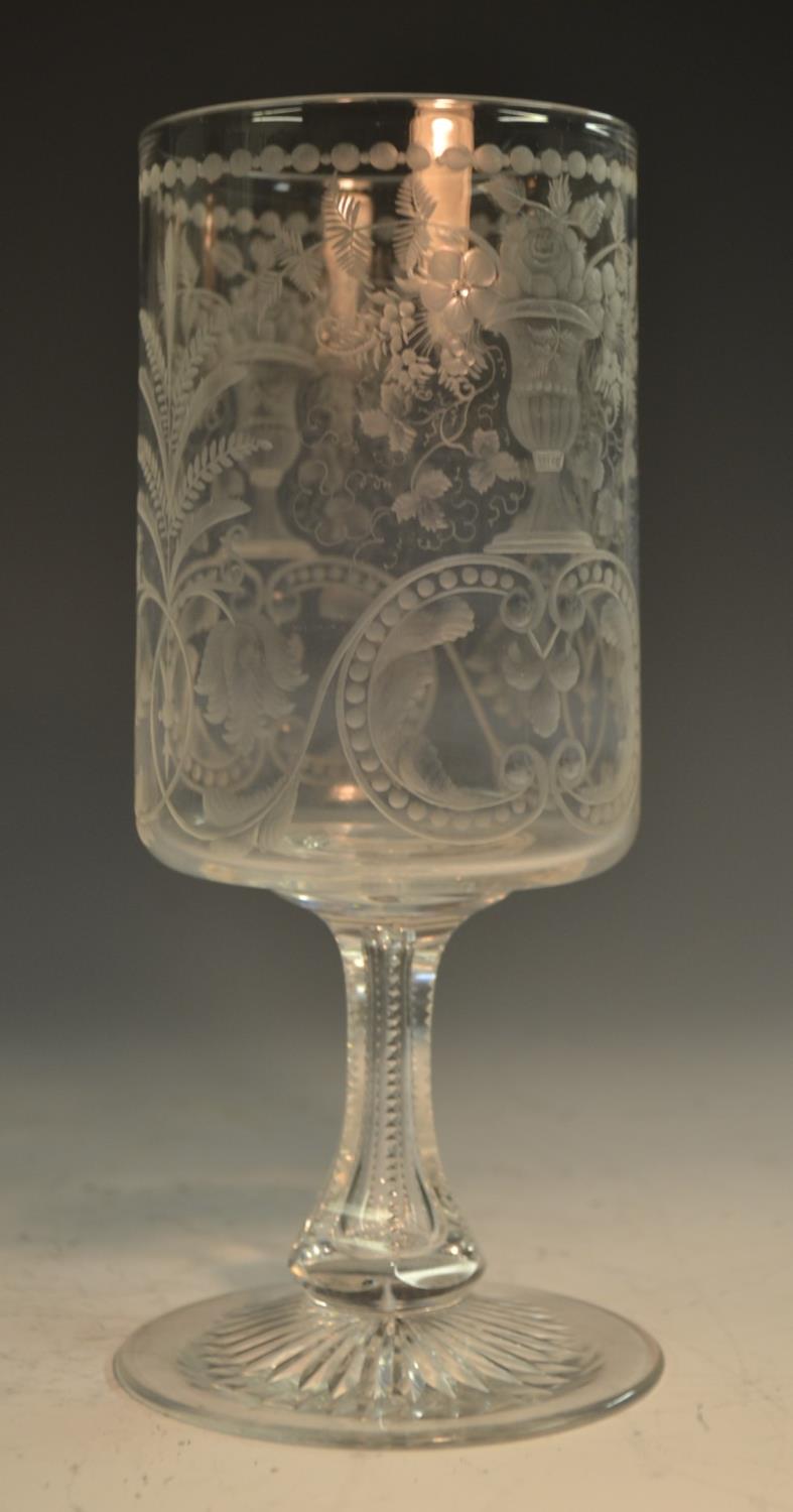 A 19th century Continental glass, probably German, - Image 2 of 4