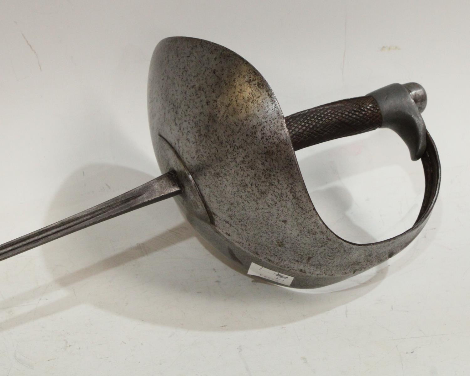 A 19th century rapier or epee, bowl guard, - Image 2 of 3