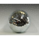 A disco glitter ball