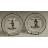 A pair of Bing & Grondahl plates, commemorating 125 years 1853 - 1978,
