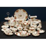 Ceramics - Royal Albert Old Country Roses table and ornamental china, including cake stand,