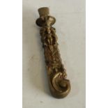 A 19th century gilt bronze desk seal,