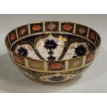 A Royal Crown Derby 1128 pattern circular bowl, 23.