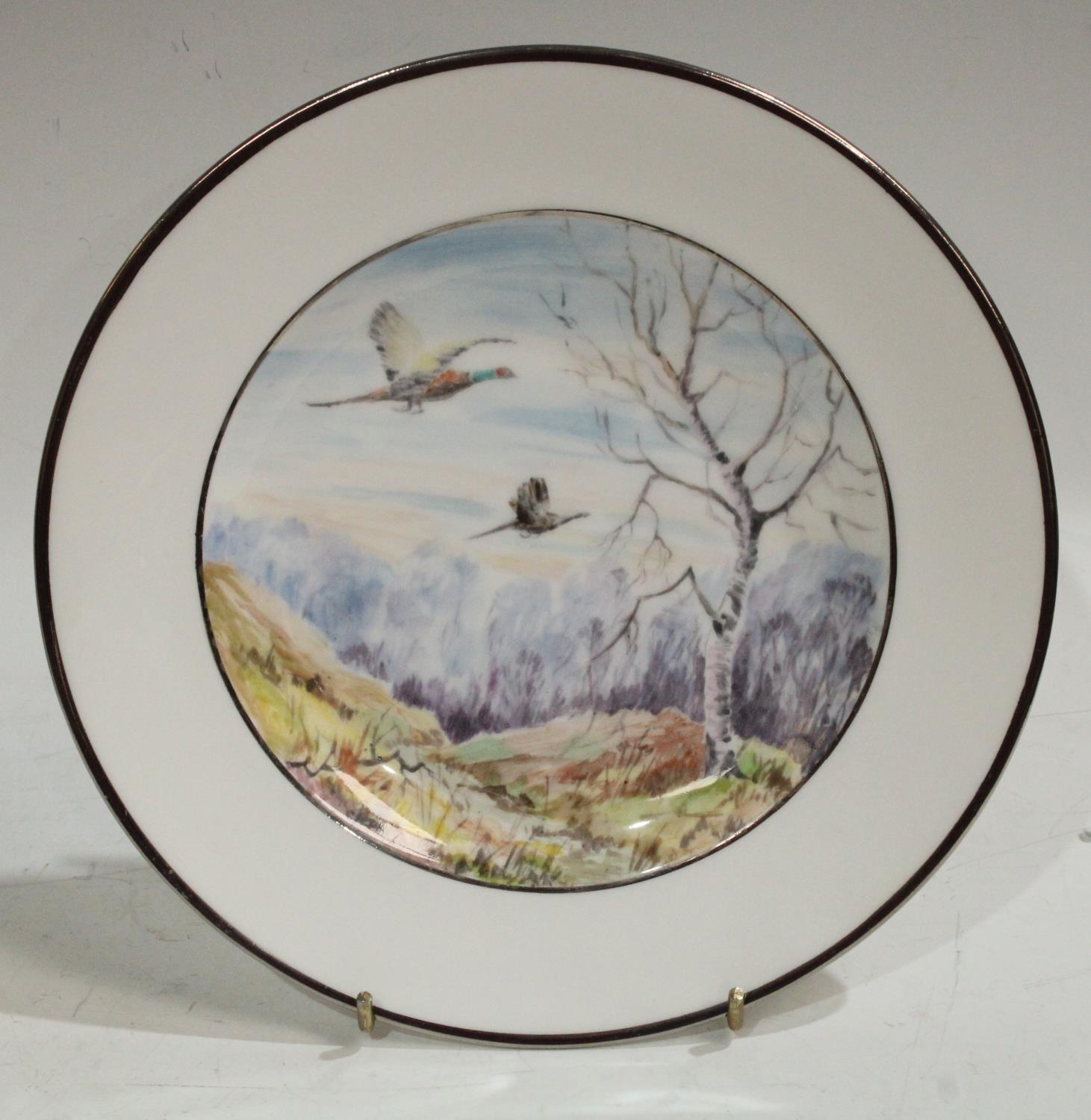 A Royal Crown Derby plate, painted by Catherine Mary Pell, signed, - Image 7 of 10