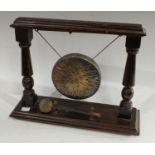 A Victorian table gong