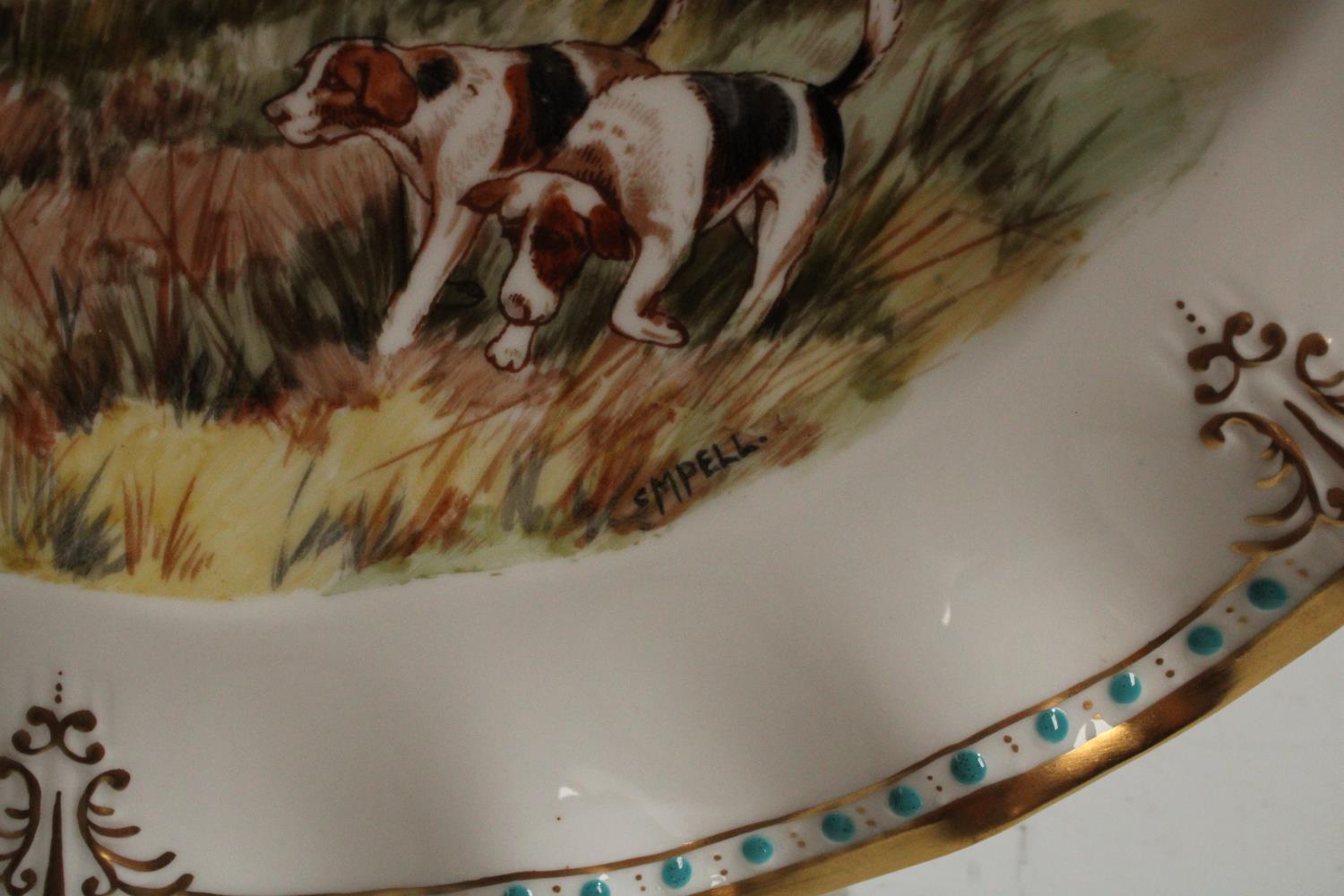 A Royal Crown Derby plate, painted by Catherine Mary Pell, signed, - Image 3 of 10