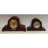 A 1930s mahogany Westminster chime mantel clock,