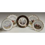 A Royal Crown Derby plate, painted by Catherine Mary Pell, signed,