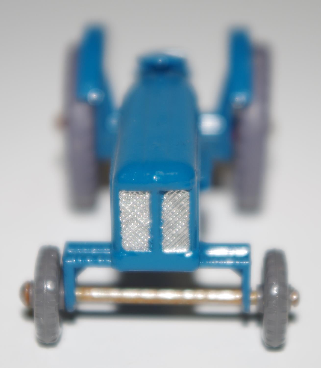 Matchbox Regular Wheels 72a Fordson Major Tractor - Stannard Code 1, blue body, silver trim, - Image 5 of 7