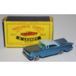 Matchbox Regular Wheels 57b Chevrolet Impala - metallic blue, light blue roof, silver trim,