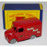 Matchbox Regular Wheels 47a Trojan "Brooke Bond Tea" Delivery Van - red body,