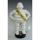 A cast metal model, Bibendum, the Michelin Man,