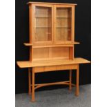 An Ercol retro design 'Kelmscot' elm side cabinet/dresser,