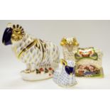 A Royal Crown Derby paperweight, Imari Ram, visitor's centre exclusive,