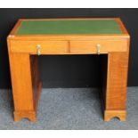 An Arts & Crafts design oak writing desk,