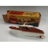 A vintage Triang Line Brothers Boats electric 414S 14 inch The Derwent Cabin Cruiser,