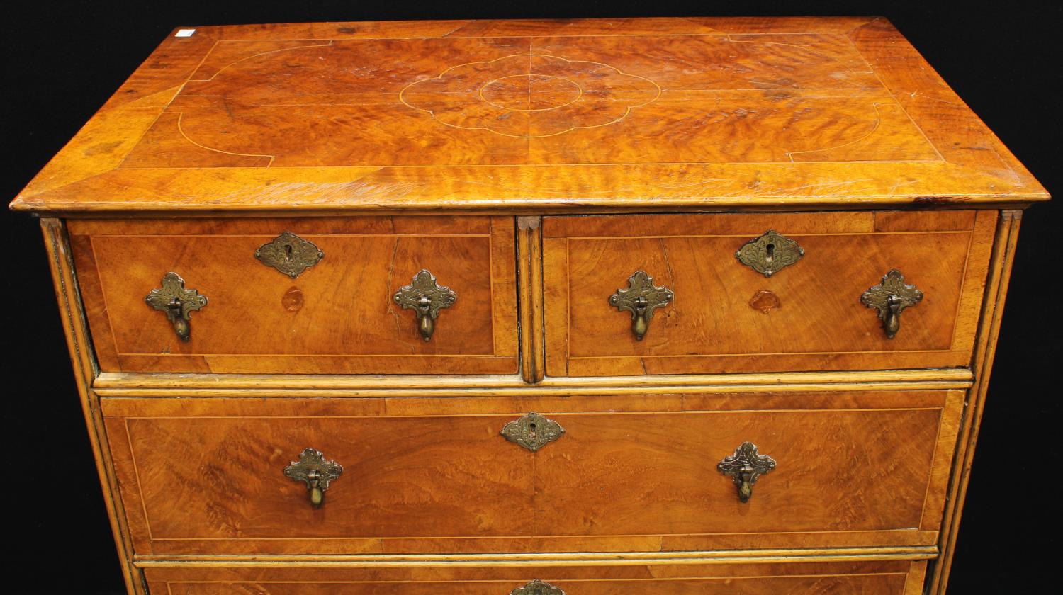 A late George II/early George III walnut chest, - Image 5 of 5