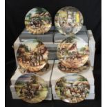 A set of Wedgwood collector's plates, for Bradex, Country Days, printed with rural scenes,