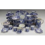A Royal Crown Derby Mikado pattern tea set, comprising hot water jug, sucrier and cover,