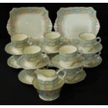 A Tuscan China Art Deco tea set,