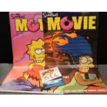 Cinema - a pair of promotional atrium banners, The Simpsons Movie, 2007,