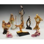 A Bradford Exchange model of Cleopatra Goddess of Egypt, 31cm high, a Franklin Mint figure,