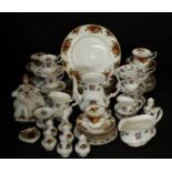 A Royal Albert Old Country Roses pattern, part dinner service, assorted plates,