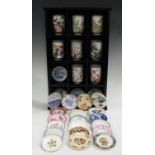 A set of miniature collector's plates, Royal Doulton, Ginori, Limoges, Kaiser, Royal Copenhagen,