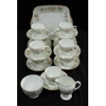 A Wedgwood Mirabelle pattern tea set