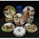 A set of sixteen Wedgwood Bradex Collector's plates, Country days,