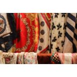 Ladies Accessories - vintage scarves, including Atelier Versace, Pierre Balmain, Liberty, Jacqmar,