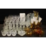 Glassware - a French lemonade set,