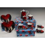 An Enesco Limited tea set, Especially For You, designed by Kruger-Johnson,