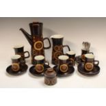 A Denby Arabesque coffee set,