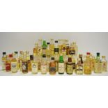 Whisky Miniatures - Mostly single malt scotch whisky examples including Kenmore special reserve